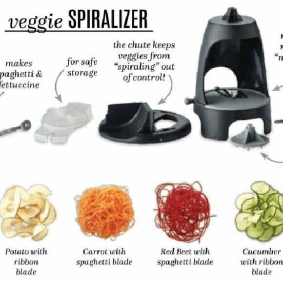 NEW! Pampered Chef Veggie Spiralizer - Picture 2 of 7